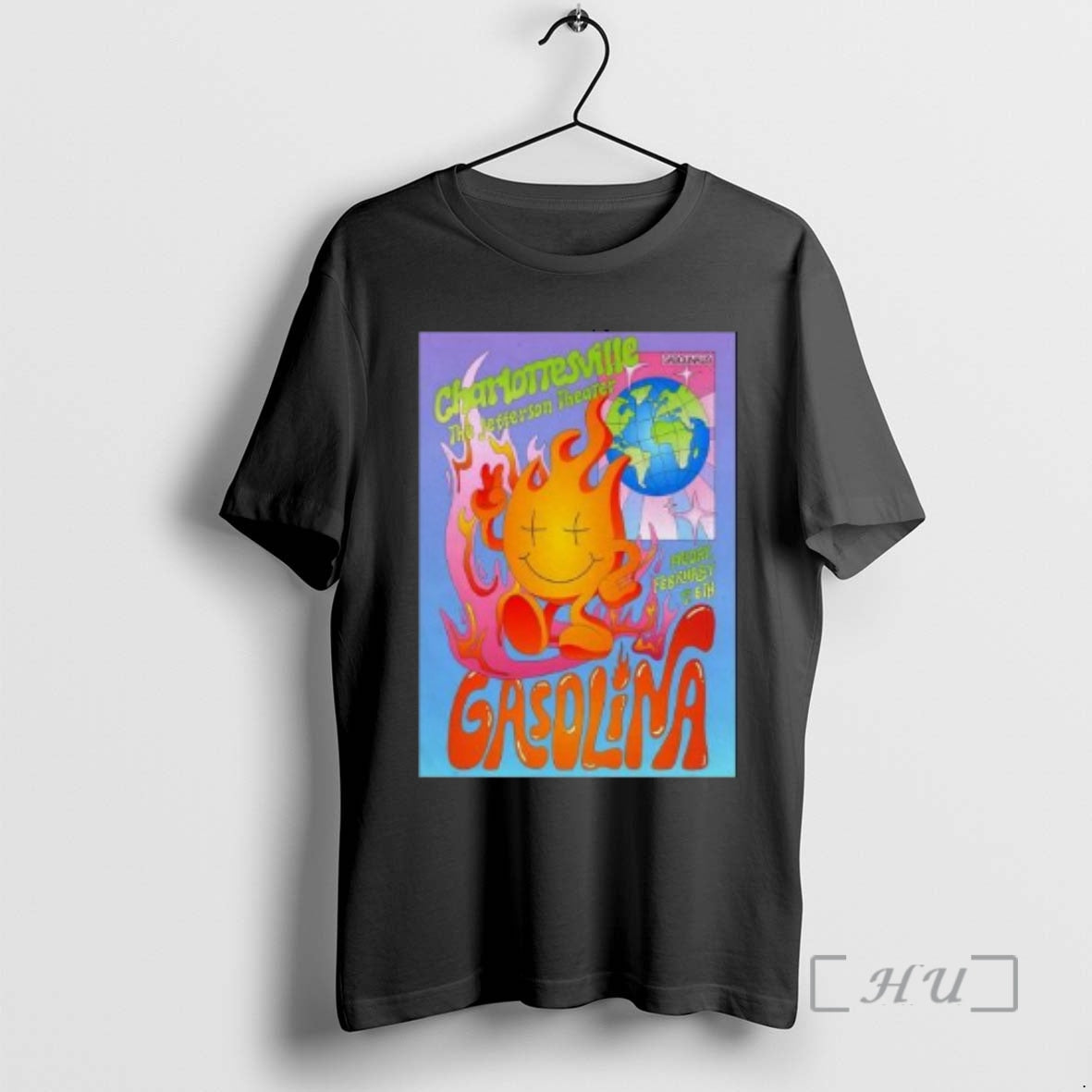 Officials Gasoline Party Feb 6 2026 Charlottesville Va Circle Black T-Shirts, Hoodie, Sweatshirt - T-Shirt, Sweatshirt, Hoodie
