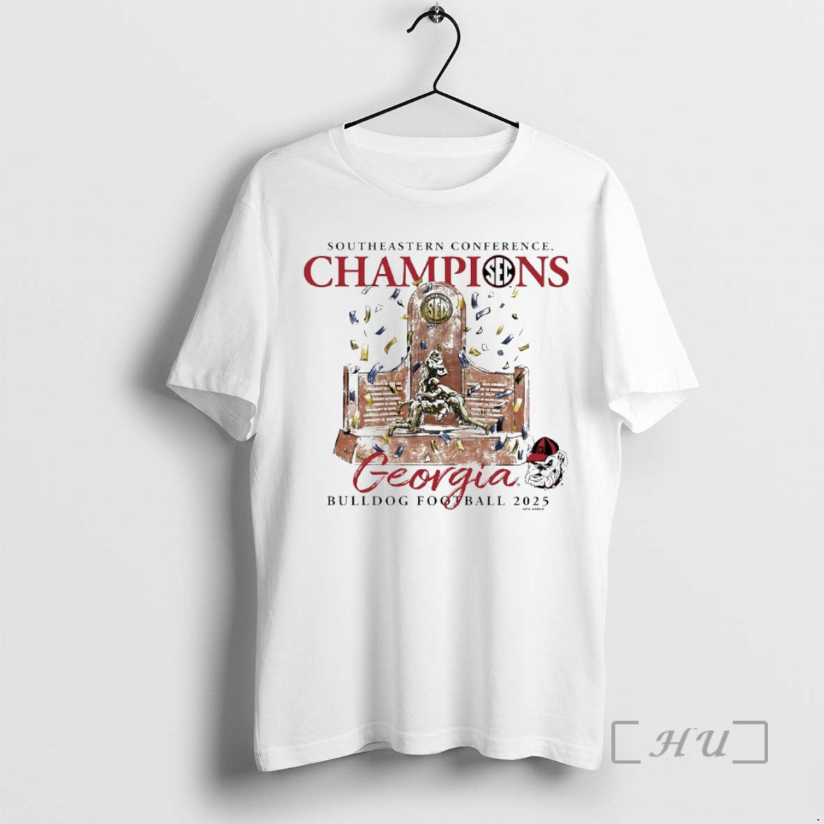 Officials Georgia Bulldogs 2025 Sec Football Champions Trophy Circle T-Shirts, Hoodie, Sweatshirt - T-Shirt, Sweatshirt, Hoodie