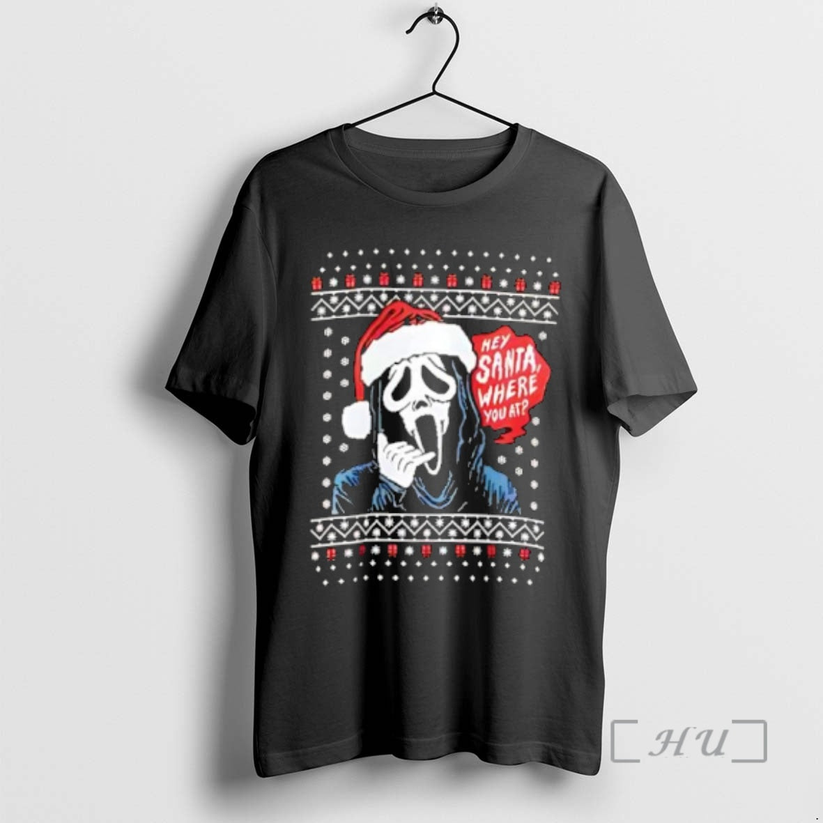 Officials Ghost Face Hey Santa Where You Ugly 2025 T-Shirts, Hoodie, Sweatshirt - T-Shirt, Sweatshirt, Hoodie
