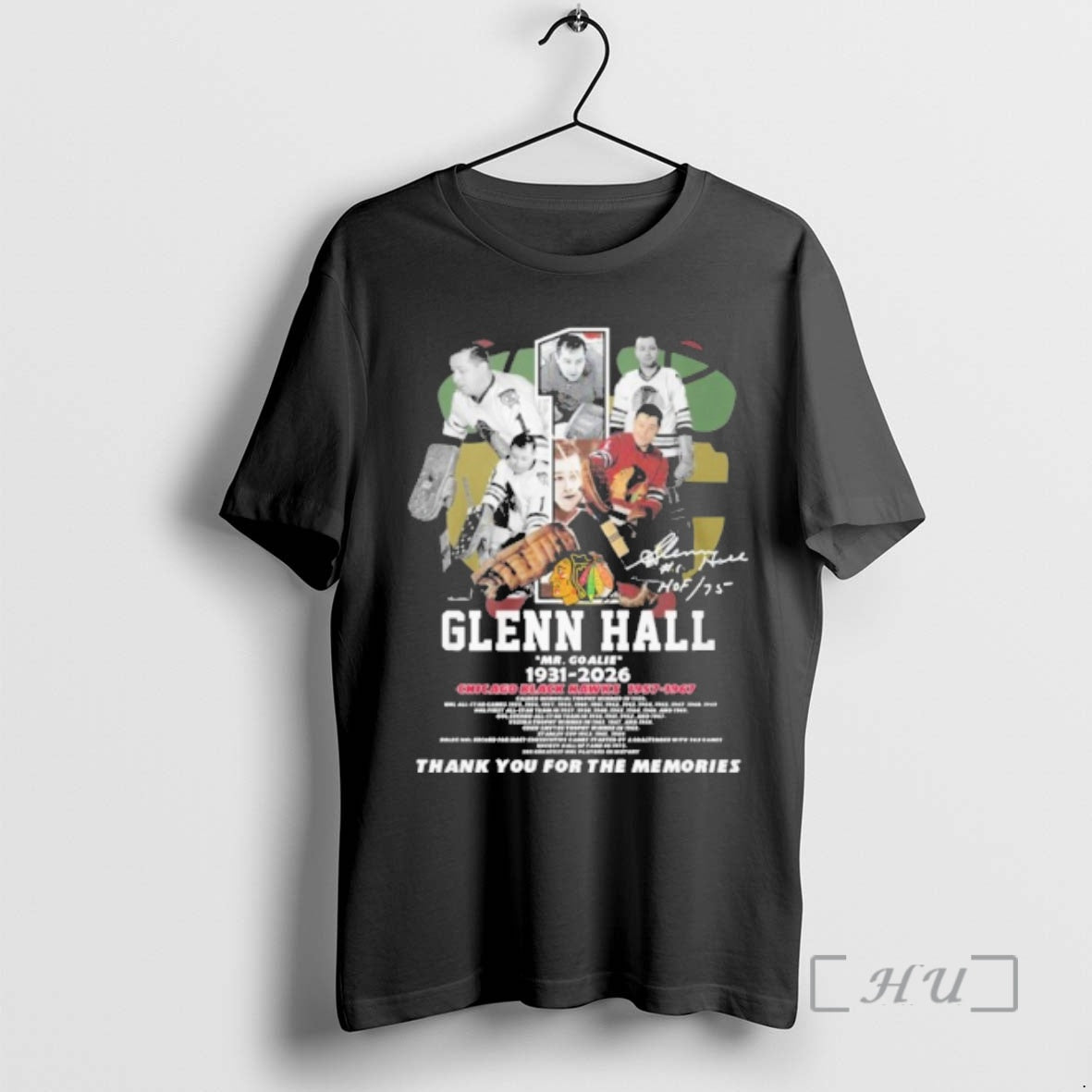 Officials Glenn Hall Mr Goalie 1931 2026 Chicago Blackhawks T-Shirts, Hoodie, Sweatshirt - T-Shirt, Sweatshirt, Hoodie