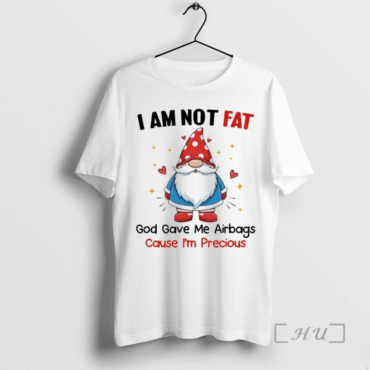 Officials Gnome I Am Not Fat God Gave Me Airbags Cause Im Precious Circle T-Shirts, Hoodie, Sweatshirt - T-Shirt, Sweatshirt, Hoodie