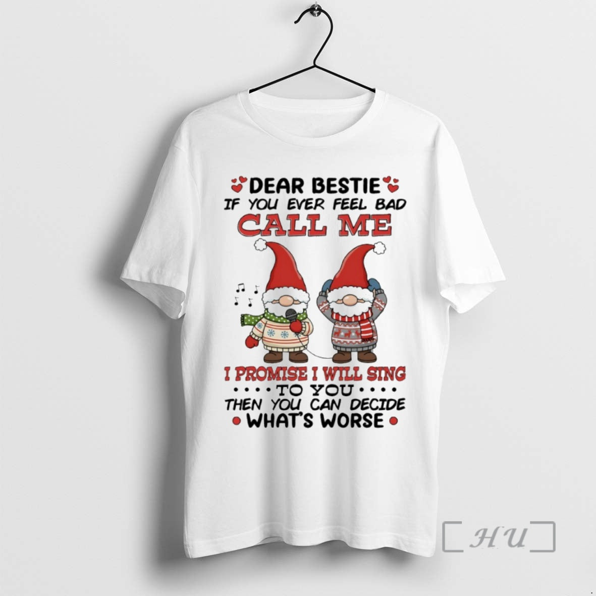 Officials Gnome Dear Bestie If You Ever Feel Bad Call Me Circle T-Shirts, Hoodie, Sweatshirt - T-Shirt, Sweatshirt, Hoodie