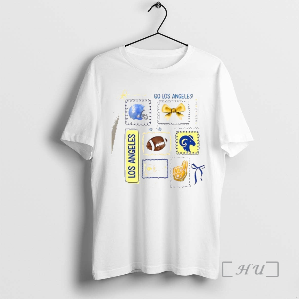 Officials Go Los Angeles Football Helmet Bow 1 Fan Team Spirit T-Shirts, Hoodie, Sweatshirt - T-Shirt, Sweatshirt, Hoodie