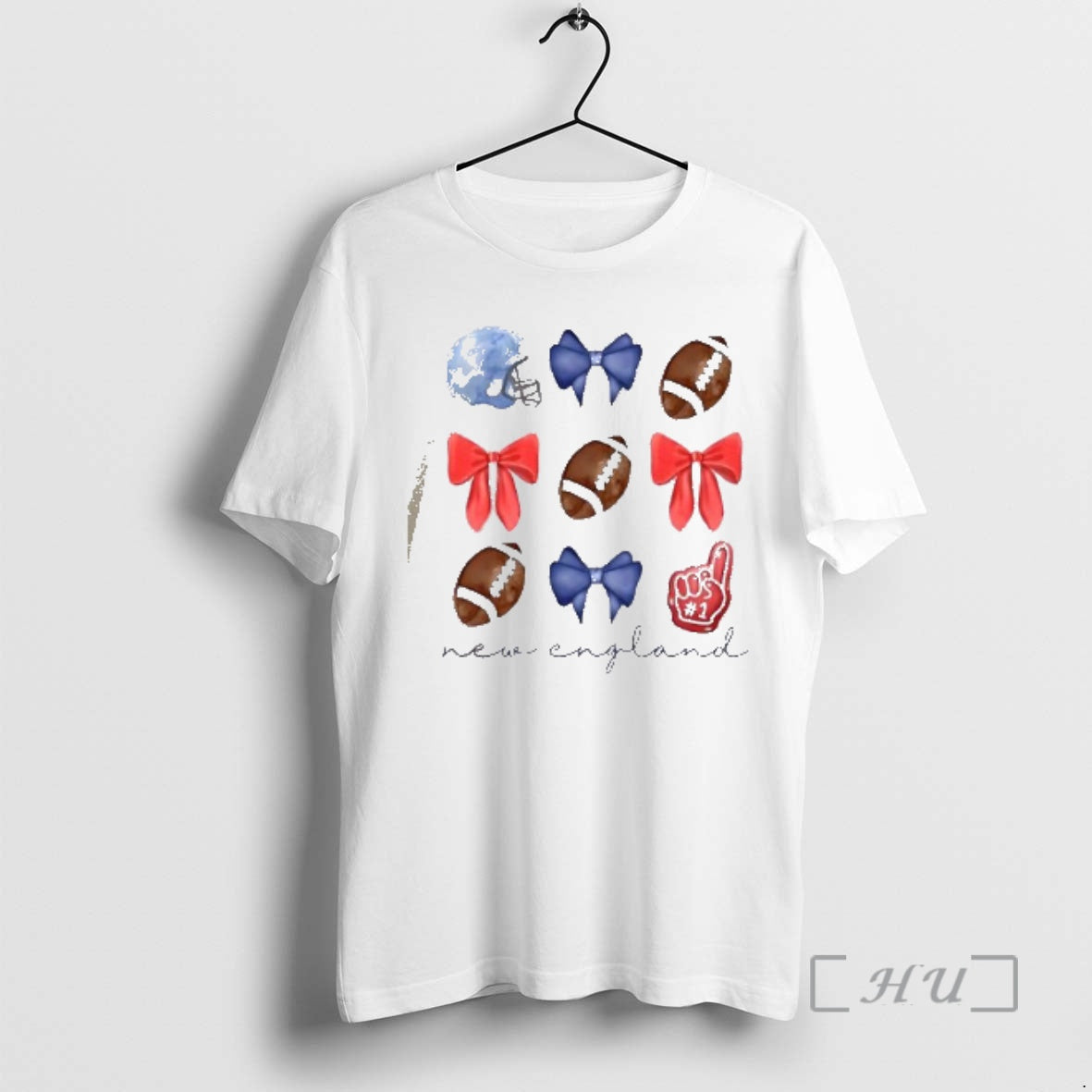 Officials Go New England Football Helmet Bow 1 Fan Team Spirit T-Shirts, Hoodie, Sweatshirt - T-Shirt, Sweatshirt, Hoodie