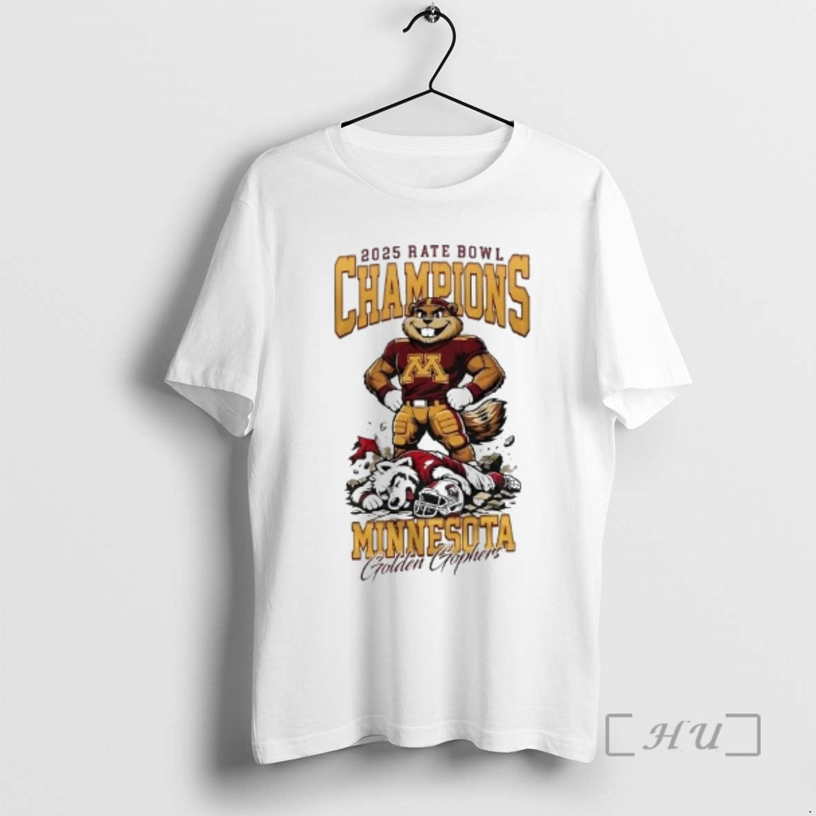 Officials Golden Gophers 2025 Rate Bowl Champions Mascot T-Shirts, Hoodie, Sweatshirt - T-Shirt, Sweatshirt, Hoodie