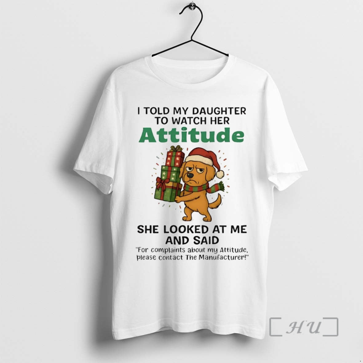 Officials Golden Retriever I Told My Daughter Watch Her Attitude T-Shirts, Hoodie, Sweatshirt - T-Shirt, Sweatshirt, Hoodie