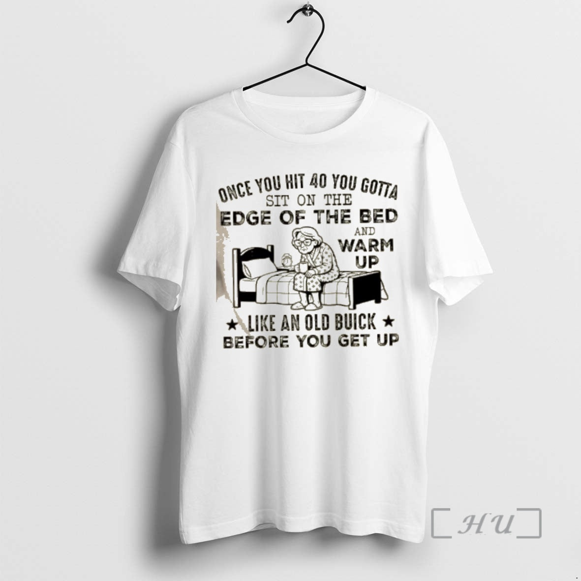 Officials Grandma Once You Hit 40 You Gotta Sit Edge Bed T-Shirts, Hoodie, Sweatshirt - T-Shirt, Sweatshirt, Hoodie