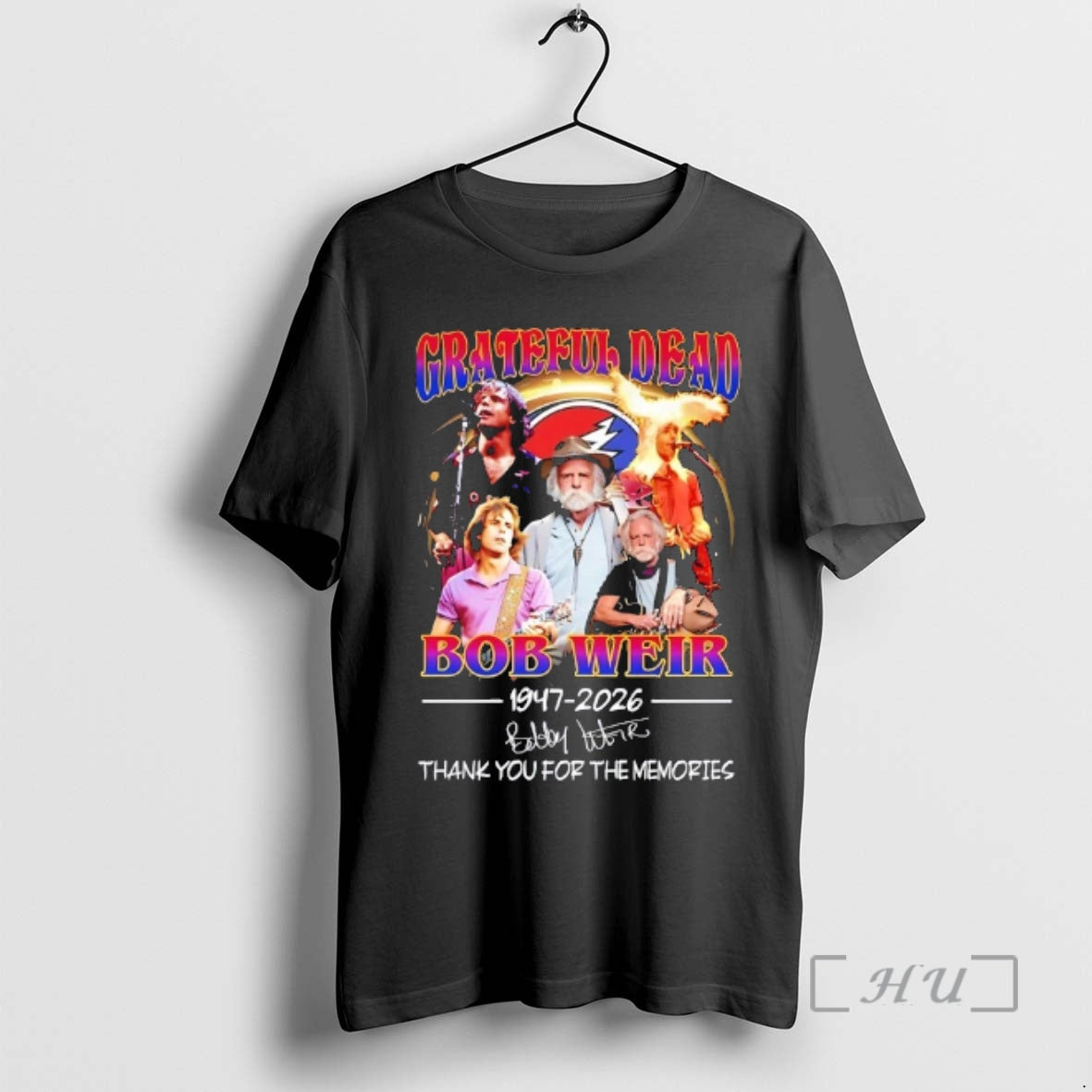 Officials Grateful Dead Bob Weir 1947 2026 Thank You Memories Signature T-Shirts, Hoodie, Sweatshirt - T-Shirt, Sweatshirt, Hoodie