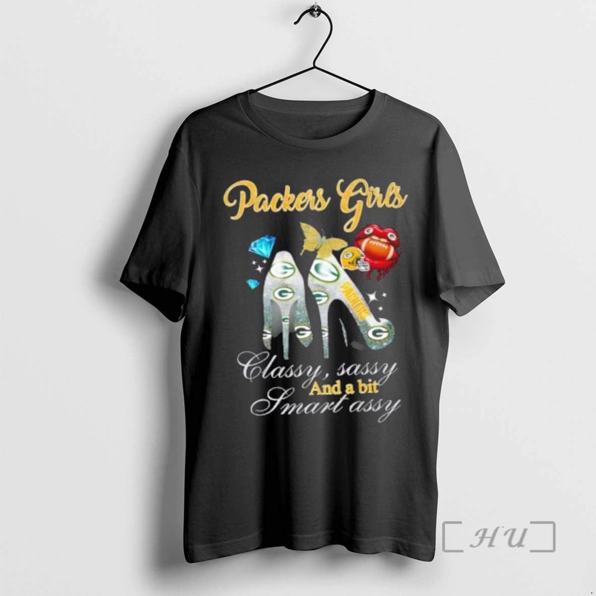 Officials Green Bay Packers High Heels Classy Sassy Bit Smart Assy T-Shirts, Hoodie, Sweatshirt - T-Shirt, Sweatshirt, Hoodie