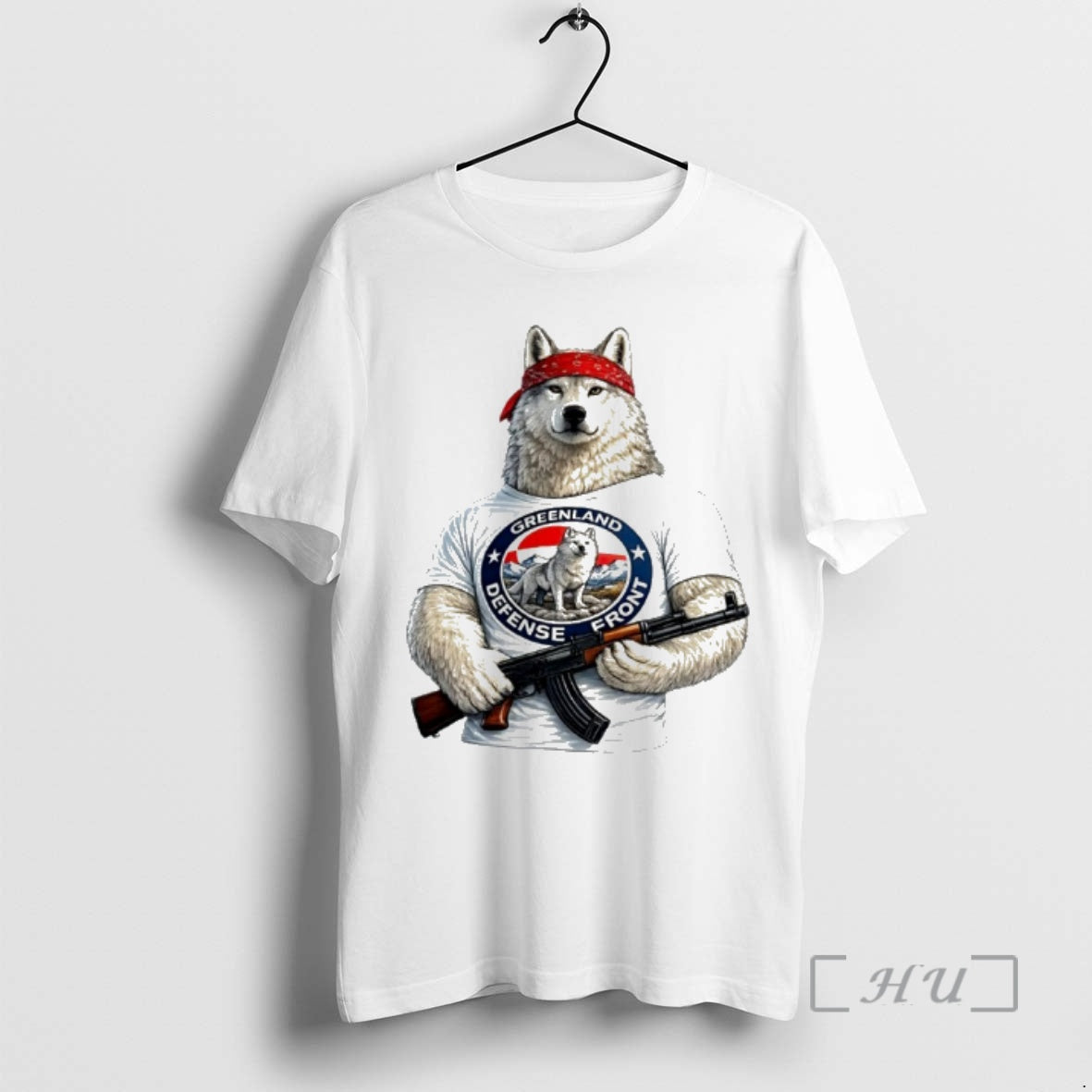 Officials Greenland Defense Front Wolf Bold Political Arctic Wolf T-Shirts, Hoodie, Sweatshirt - T-Shirt, Sweatshirt, Hoodie