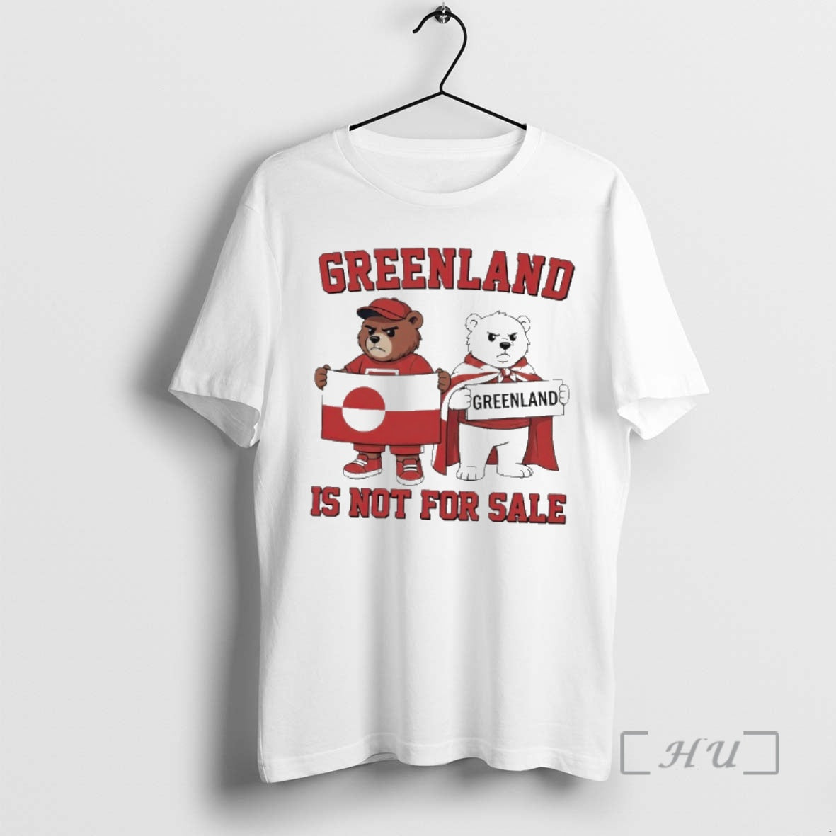 Officials Greenland Is Not Sale Bear Polar Bear Cartoon Anti Trump T-Shirts, Hoodie, Sweatshirt - T-Shirt, Sweatshirt, Hoodie