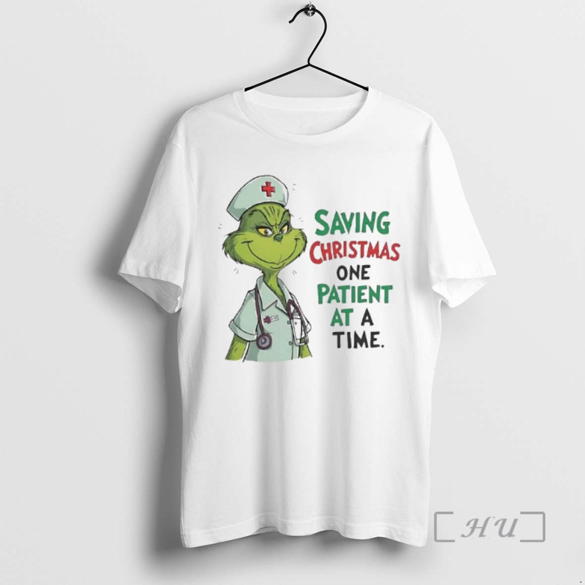 Officials Grinch Green Saving One Patient Time Nurse T-Shirts, Hoodie, Sweatshirt - T-Shirt, Sweatshirt, Hoodie