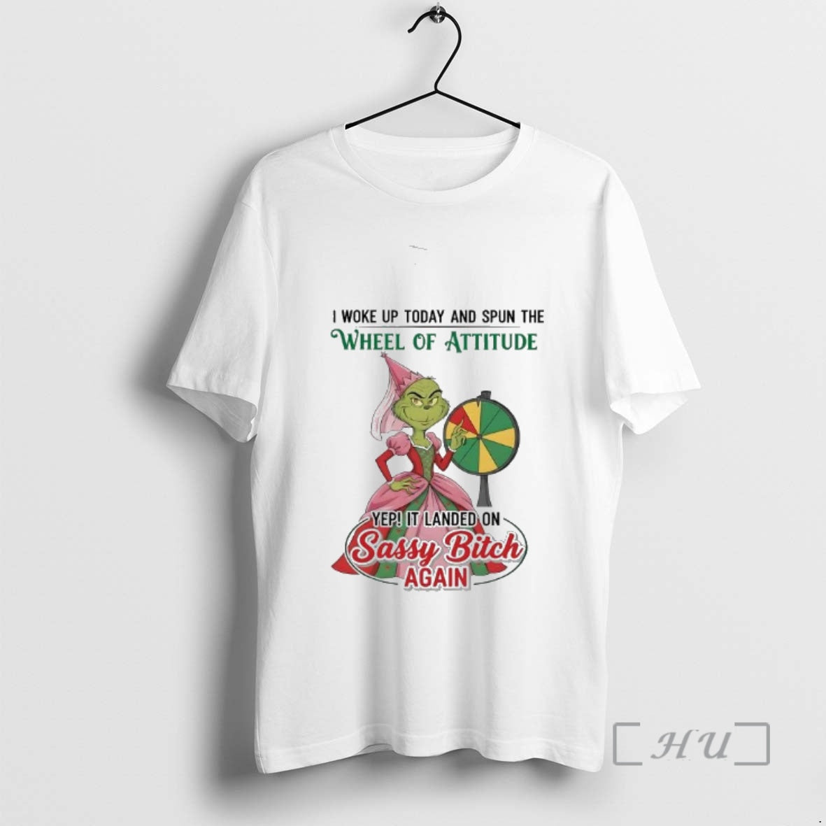 Officials Grinch I Woke Up Today Spun Wheel Attitude T-Shirts, Hoodie, Sweatshirt - T-Shirt, Sweatshirt, Hoodie
