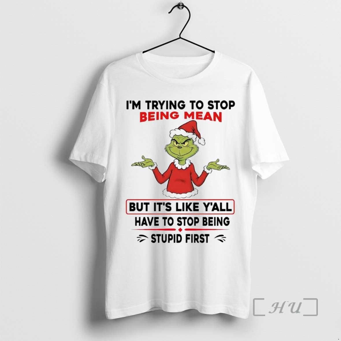 Officials Grinch Im Try Stop Being Mean But Like Yall T-Shirts, Hoodie, Sweatshirt - T-Shirt, Sweatshirt, Hoodie