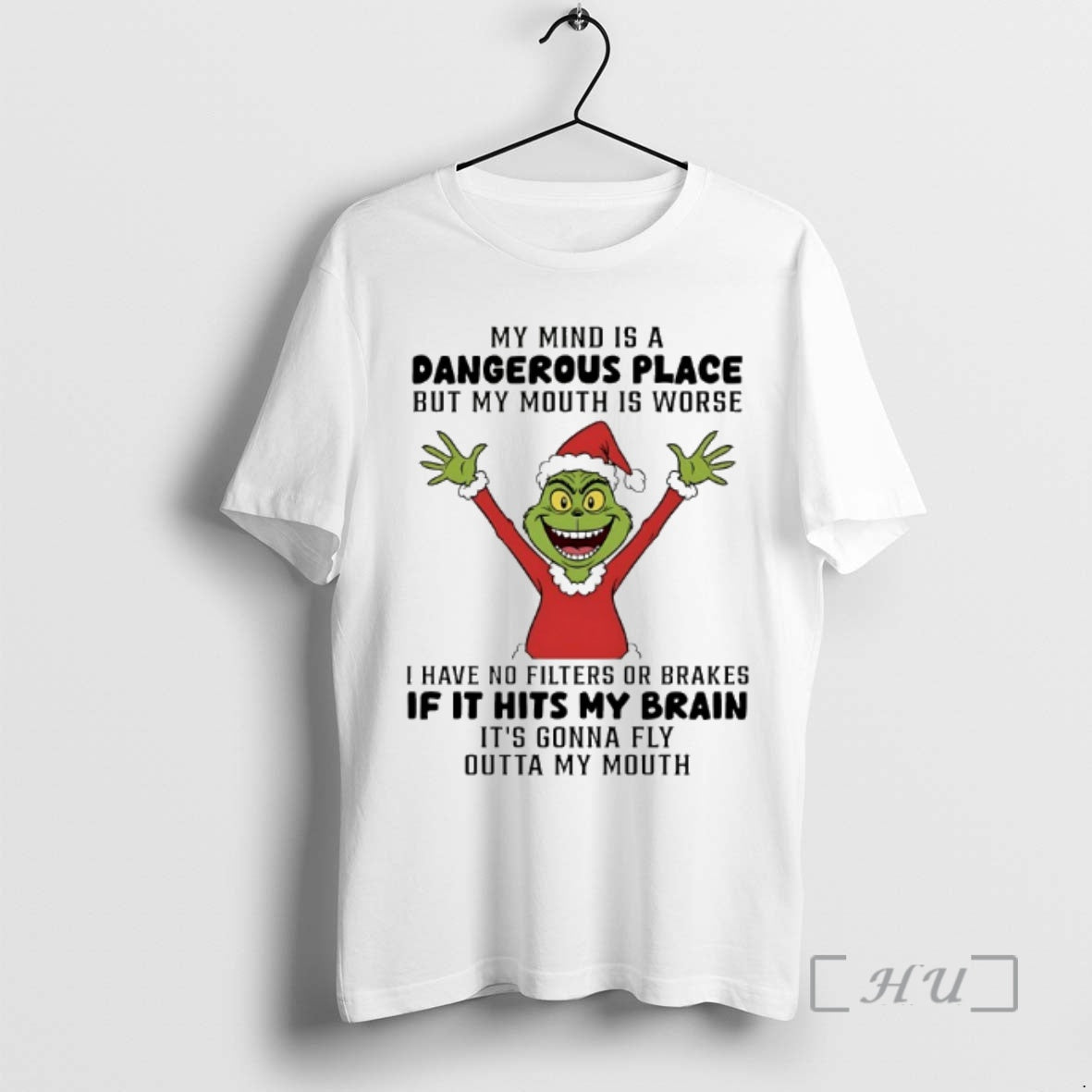 Officials Grinch My Mind Is Dangerous Place But My Mouth Is Worse 2025 T-Shirts, Hoodie, Sweatshirt - T-Shirt, Sweatshirt, Hoodie