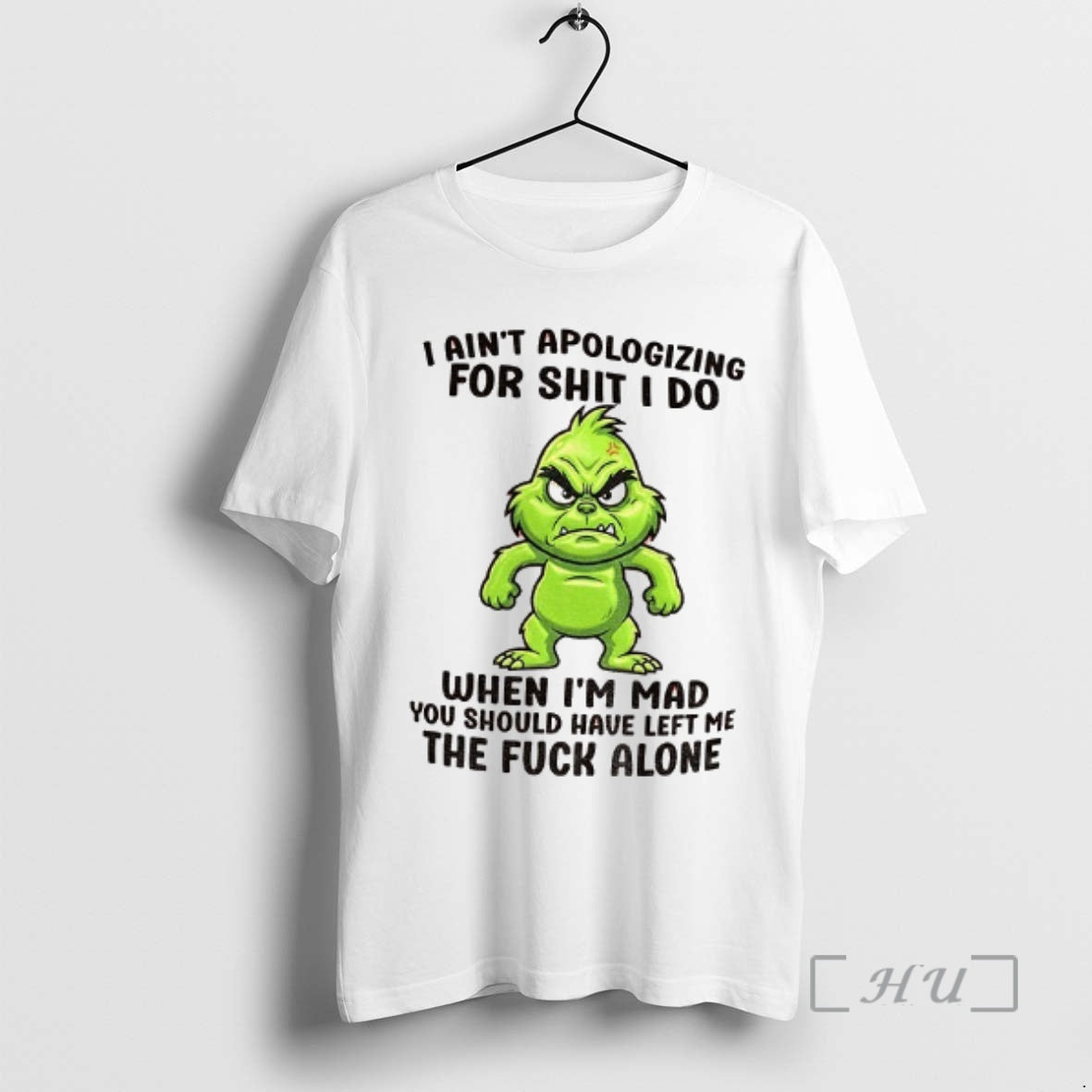 Officials Grinch Santa I Aint Apologizing Shit I Do When Im Mad You Should T-Shirts, Hoodie, Sweatshirt - T-Shirt, Sweatshirt, Hoodie
