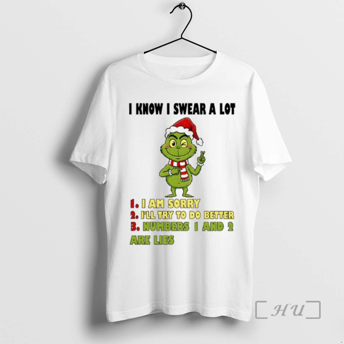 Officials Grinch Santa I Know I Swear Lot I Am Sorry Ill Try T-Shirts, Hoodie, Sweatshirt - T-Shirt, Sweatshirt, Hoodie