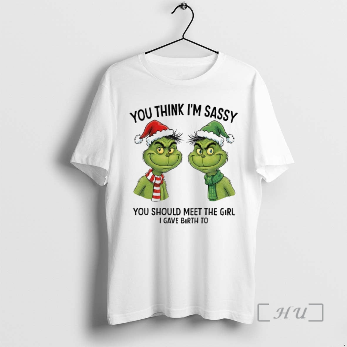 Officials Grinch Santa Couple You Think Im Sassy You Should Meet Girl I Gave T-Shirts, Hoodie, Sweatshirt - T-Shirt, Sweatshirt, Hoodie