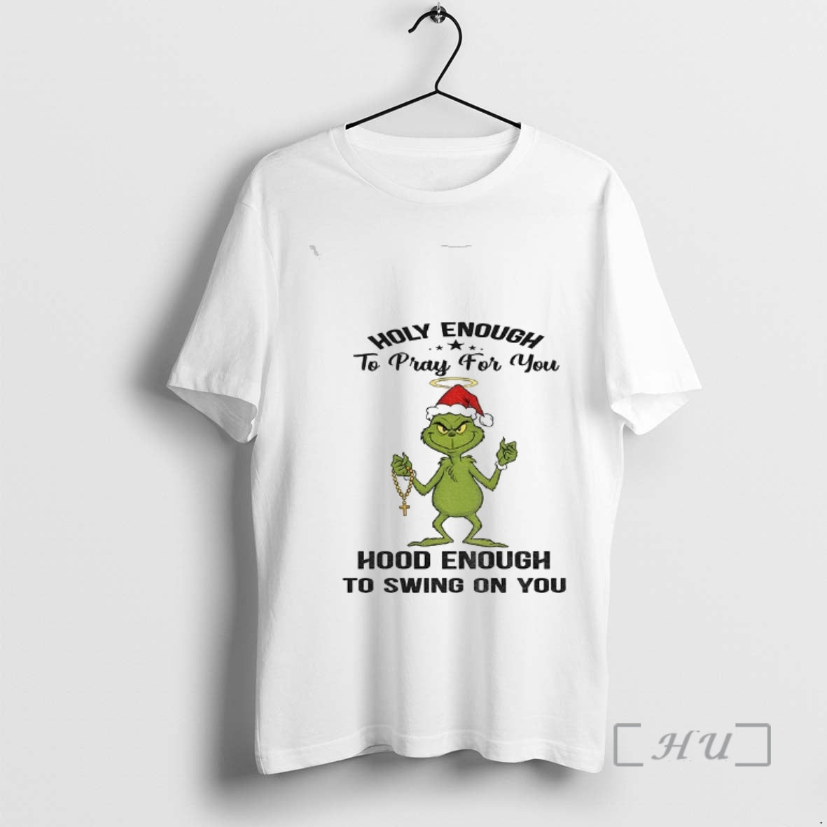Officials Grinch Santa Holy Enough Pray You Hood Enough Swing You T-Shirts, Hoodie, Sweatshirt - T-Shirt, Sweatshirt, Hoodie