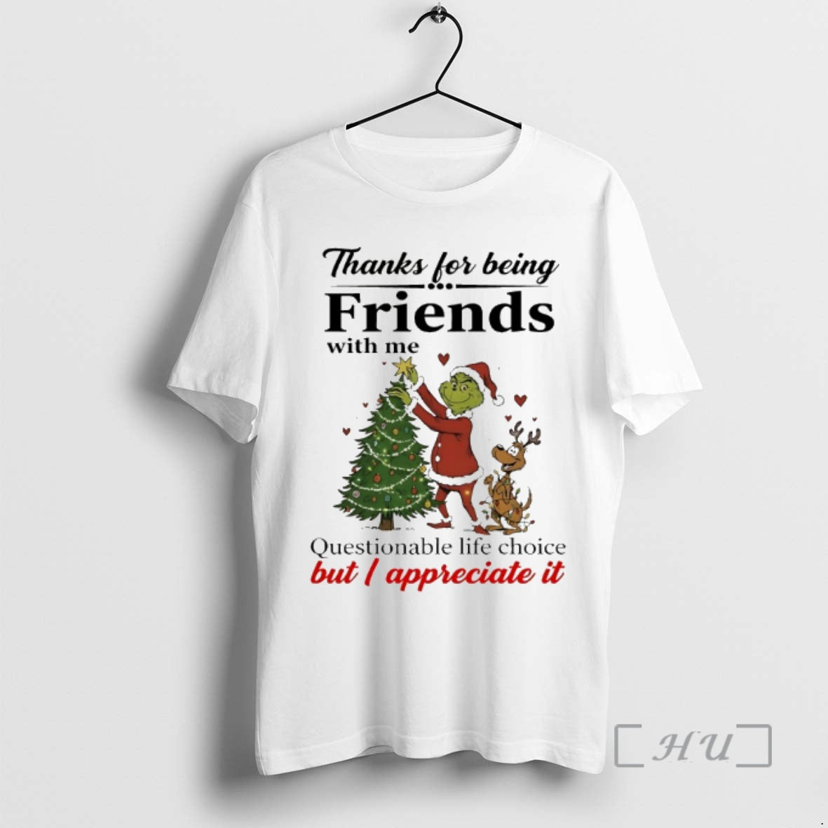 Officials Grinch Thanks Being Friends Me 2025 T-Shirts, Hoodie, Sweatshirt - T-Shirt, Sweatshirt, Hoodie
