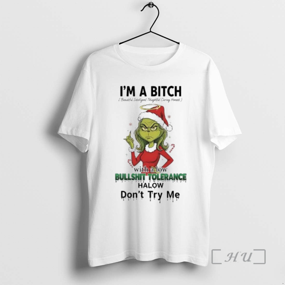 Officials Grinch Xmas Low Bullshit Tolerance Www Halow Dont Try Me T-Shirts, Hoodie, Sweatshirt - T-Shirt, Sweatshirt, Hoodie