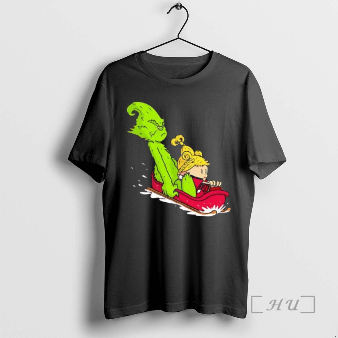 Officials Grinch Cindy Lou Who Calvin Hobbes Sleigh Daescent T-Shirts, Hoodie, Sweatshirt - T-Shirt, Sweatshirt, Hoodie