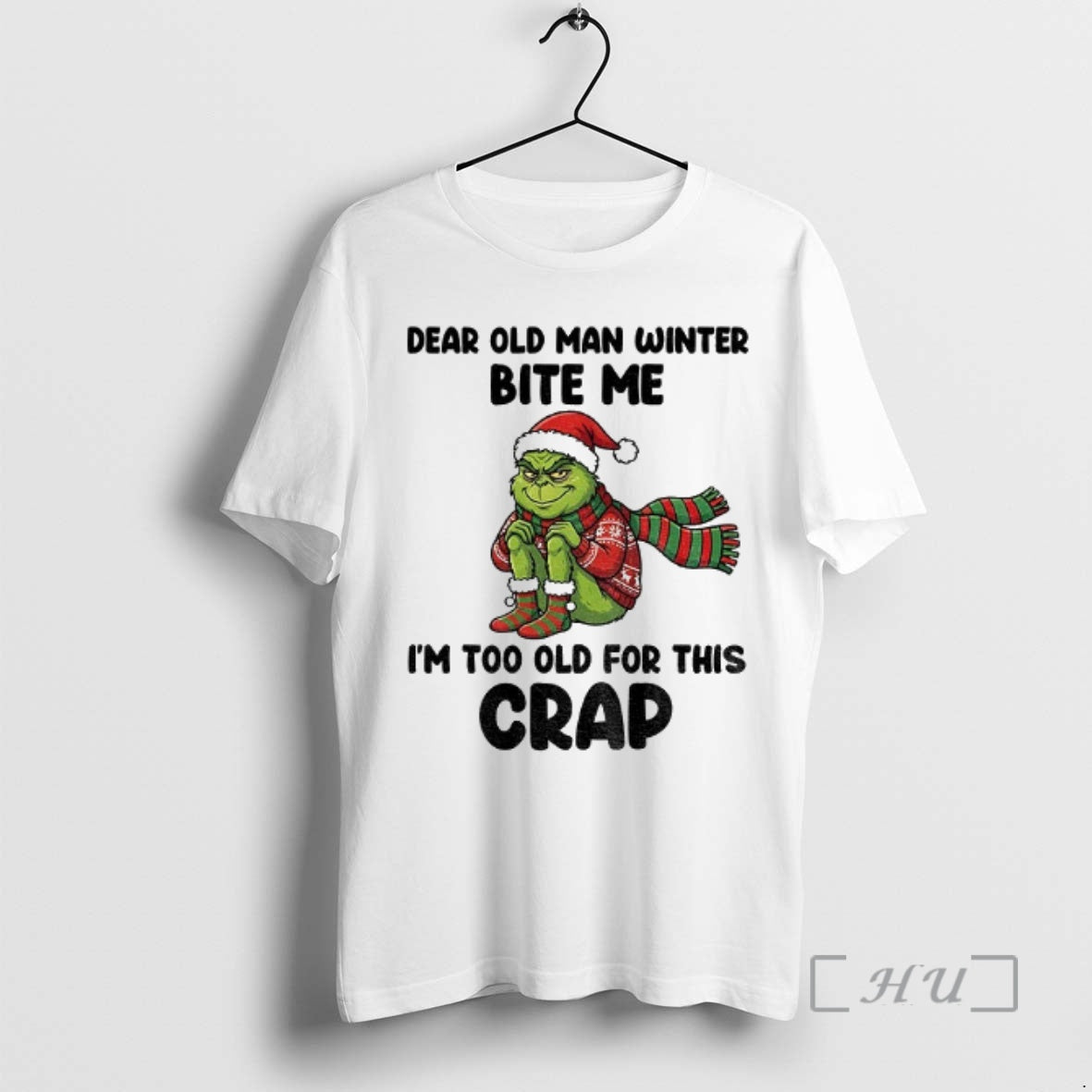 Officials Grinch Dear Old Man Winter Bite Me Im Too Old This Crap T-Shirts, Hoodie, Sweatshirt - T-Shirt, Sweatshirt, Hoodie