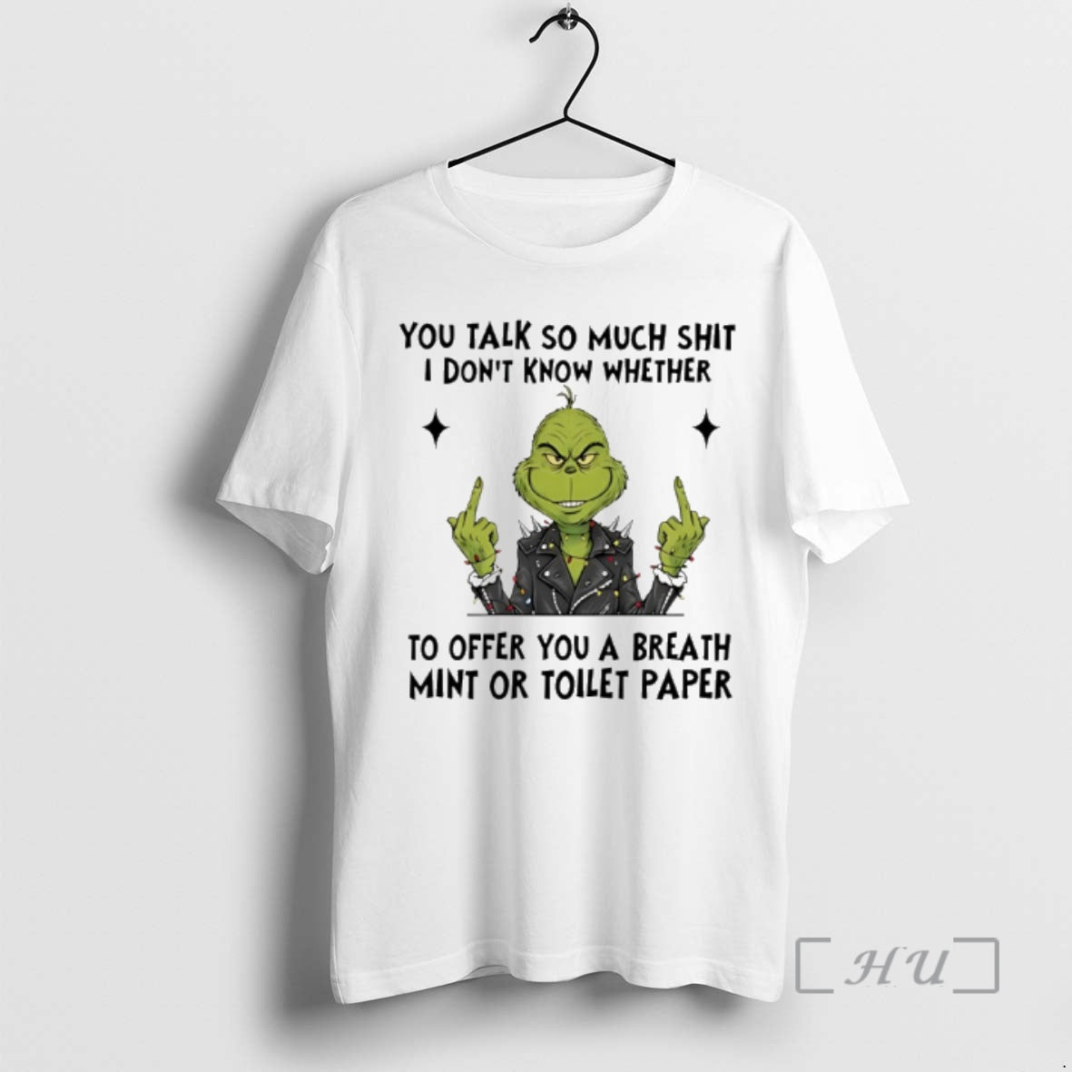 Officials Grinch Middle Finger You Talk So Much Shit I Dont Know Whether T-Shirts, Hoodie, Sweatshirt - T-Shirt, Sweatshirt, Hoodie