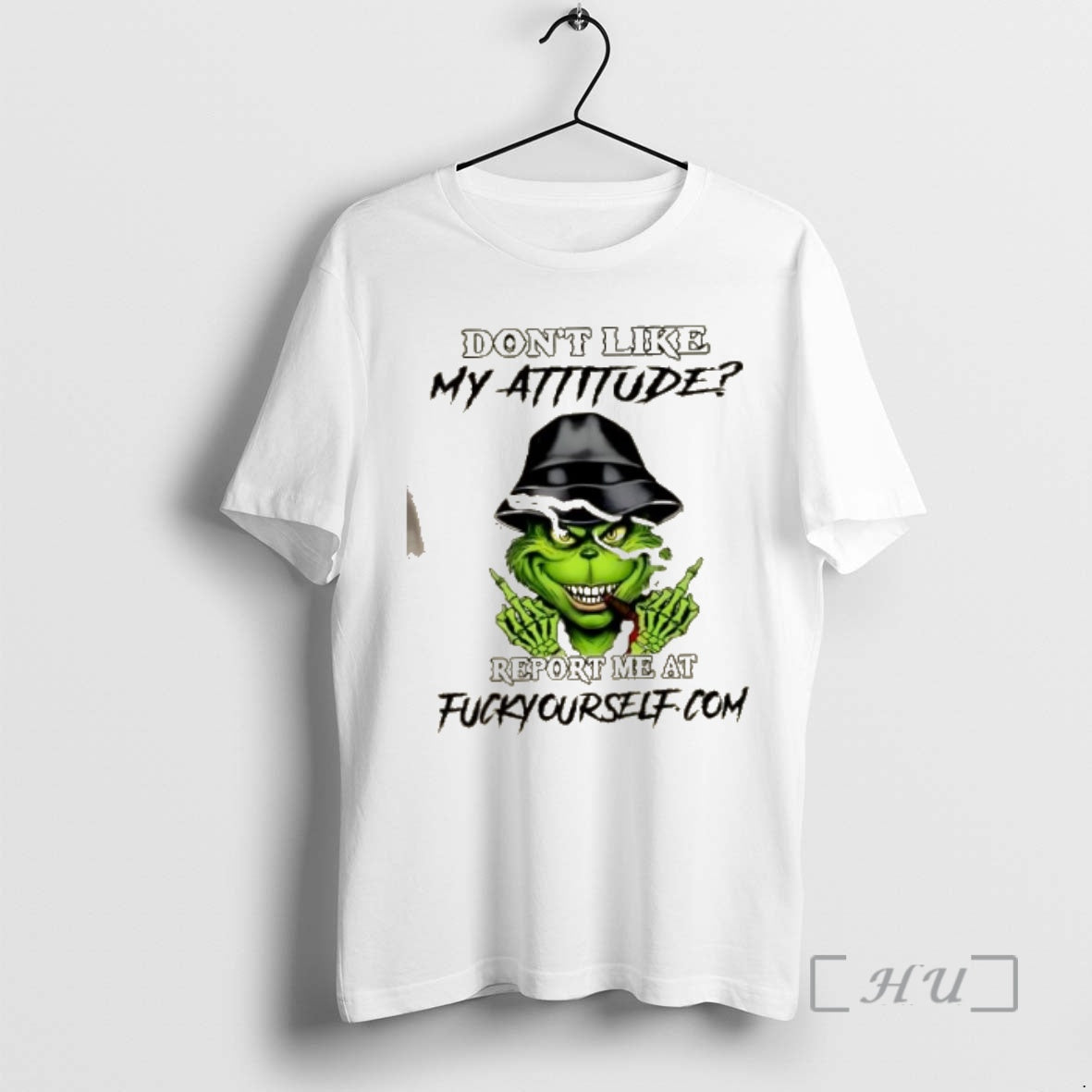 Officials Grinch Smoking Dont Like My Attitude Reportme Fuckyourself T-Shirts, Hoodie, Sweatshirt - T-Shirt, Sweatshirt, Hoodie