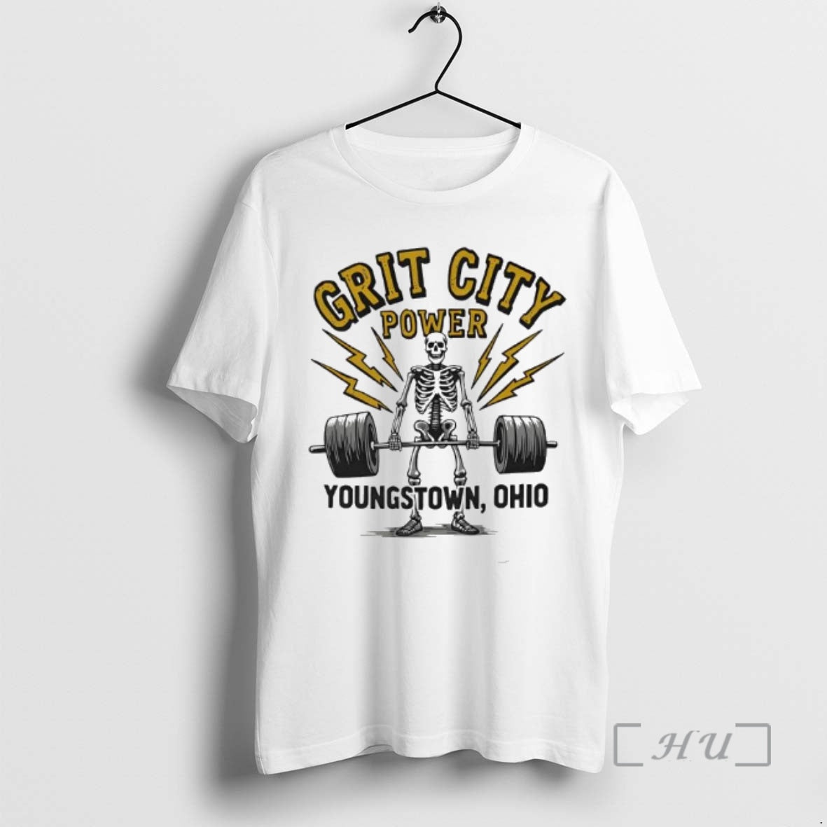Officials Grit City Power Youngs Twon Ohio Skeleton T-Shirts, Hoodie, Sweatshirt - T-Shirt, Sweatshirt, Hoodie