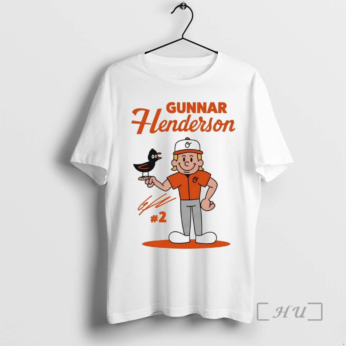 Officials Gunnar Henderson Cartoon Baltimore Orioles T-Shirts, Hoodie, Sweatshirt - T-Shirt, Sweatshirt, Hoodie