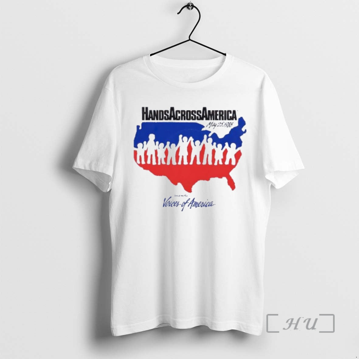 Officials Hands Across America May 25 1986 Sung Voices America T-Shirts, Hoodie, Sweatshirt - T-Shirt, Sweatshirt, Hoodie