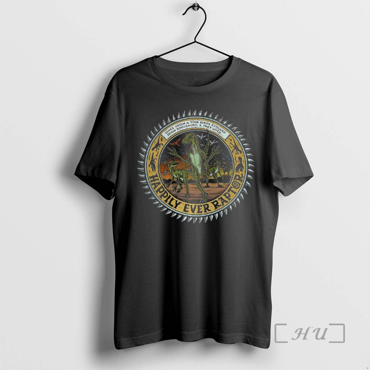 Officials Happily Ever Raptor Once Upon Time Birds Evolved T-Shirts, Hoodie, Sweatshirt - T-Shirt, Sweatshirt, Hoodie