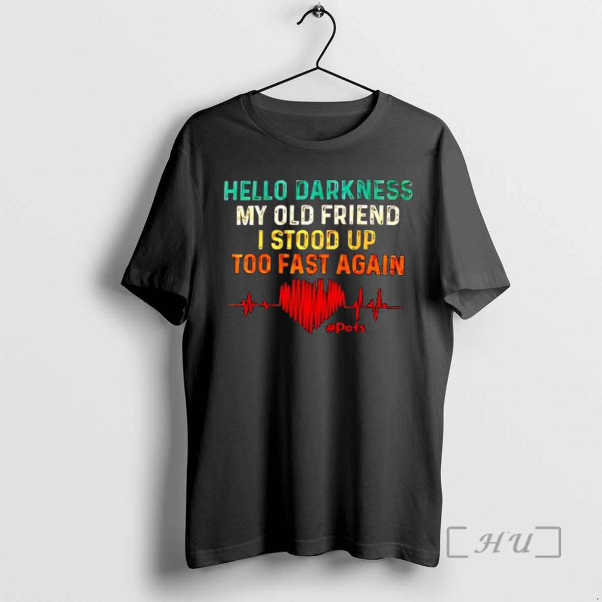 Officials Hello Darkness My Old Friend I Stood Up Too Fast Again Pots T-Shirts, Hoodie, Sweatshirt - T-Shirt, Sweatshirt, Hoodie