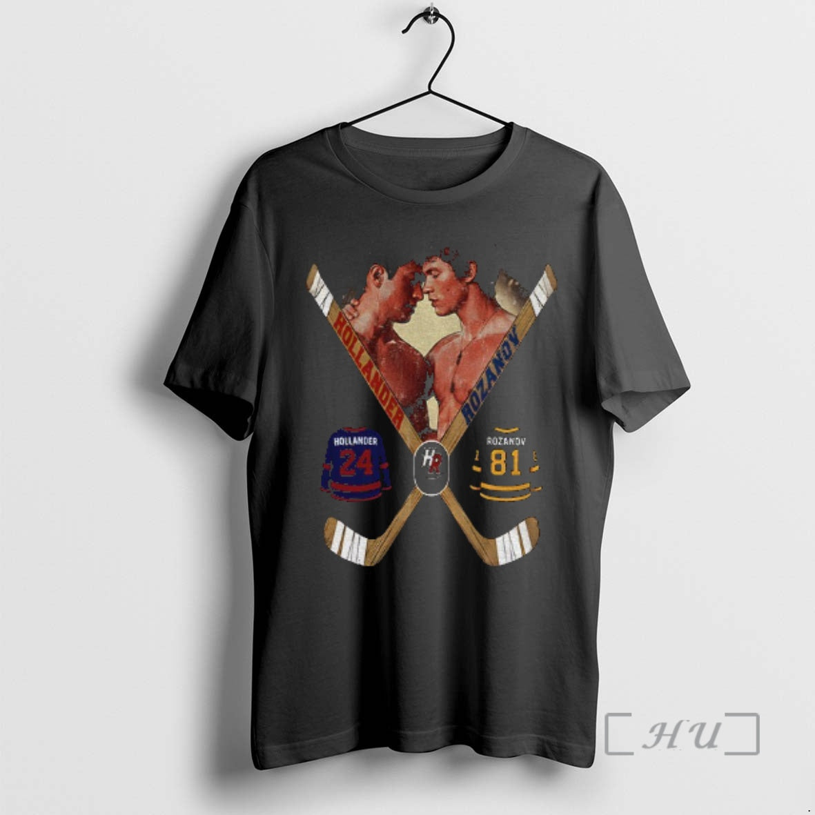Officials Hollander Rozanov Hockey Heated Rivalry Inspired Crossed Sticks T-Shirts, Hoodie, Sweatshirt - T-Shirt, Sweatshirt, Hoodie