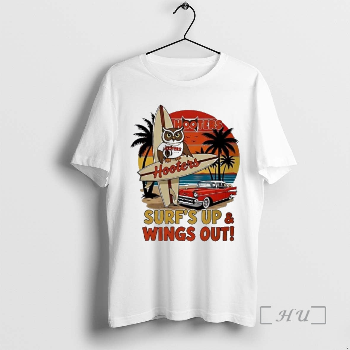 Officials Hooters Surfs Up Wings Out Summer T-Shirts, Hoodie, Sweatshirt - T-Shirt, Sweatshirt, Hoodie
