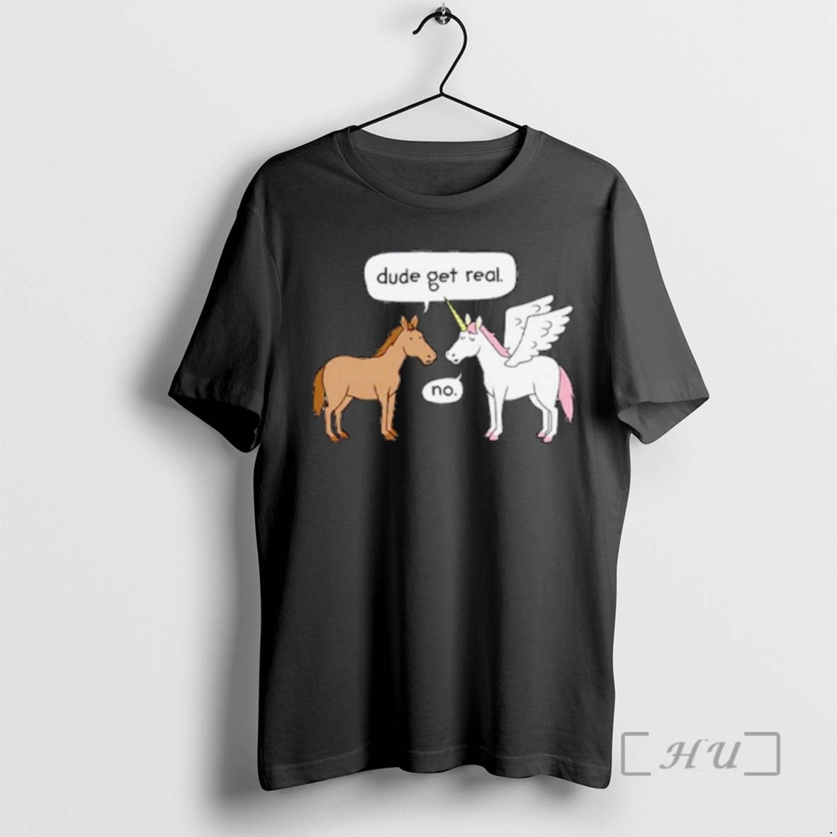 Officials Horse Unicorn Dude Get Real No Ornaments T-Shirts, Hoodie, Sweatshirt - T-Shirt, Sweatshirt, Hoodie