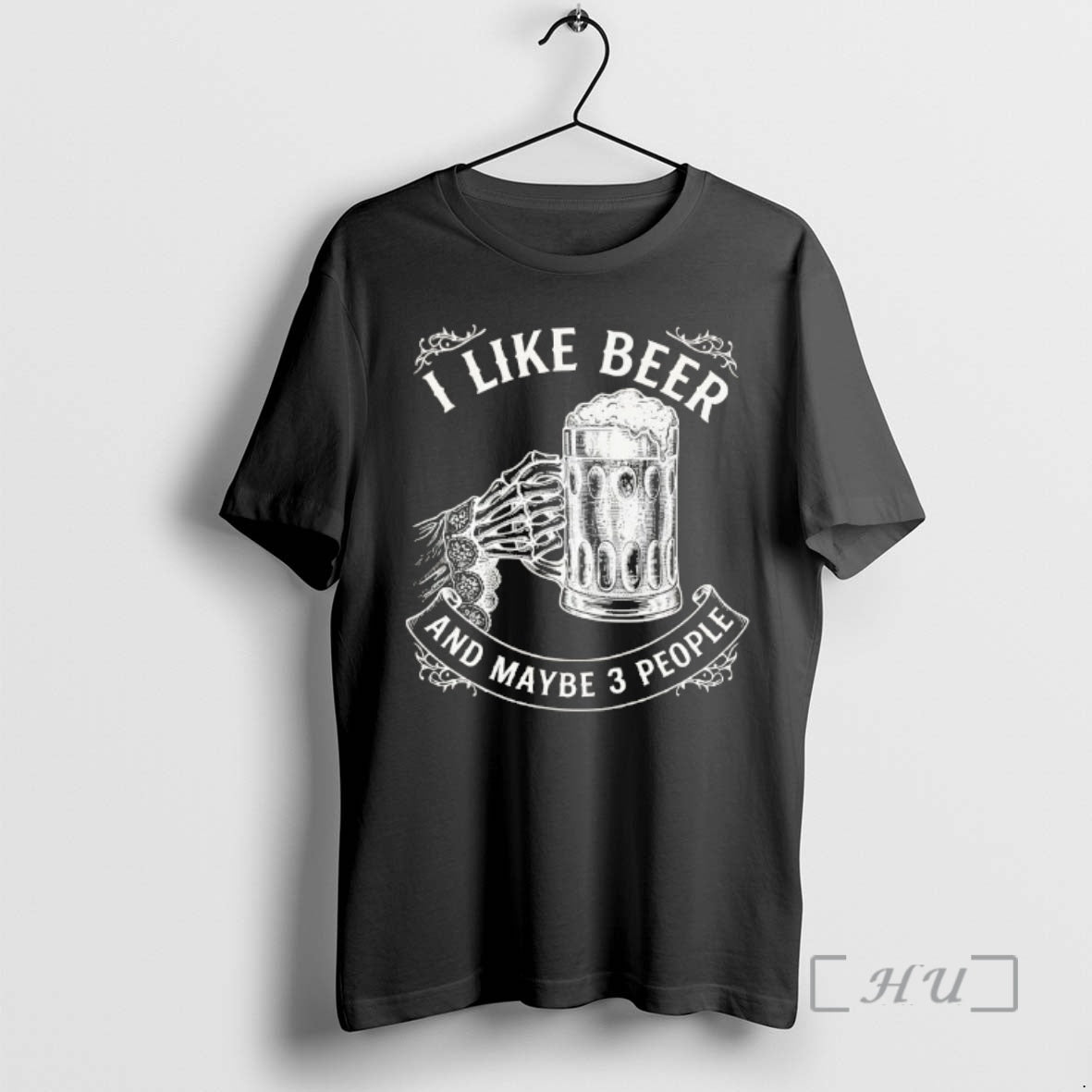 Officials I Like Beer Introvert Skeleton Maybe 3 People T-Shirts, Hoodie, Sweatshirt - T-Shirt, Sweatshirt, Hoodie