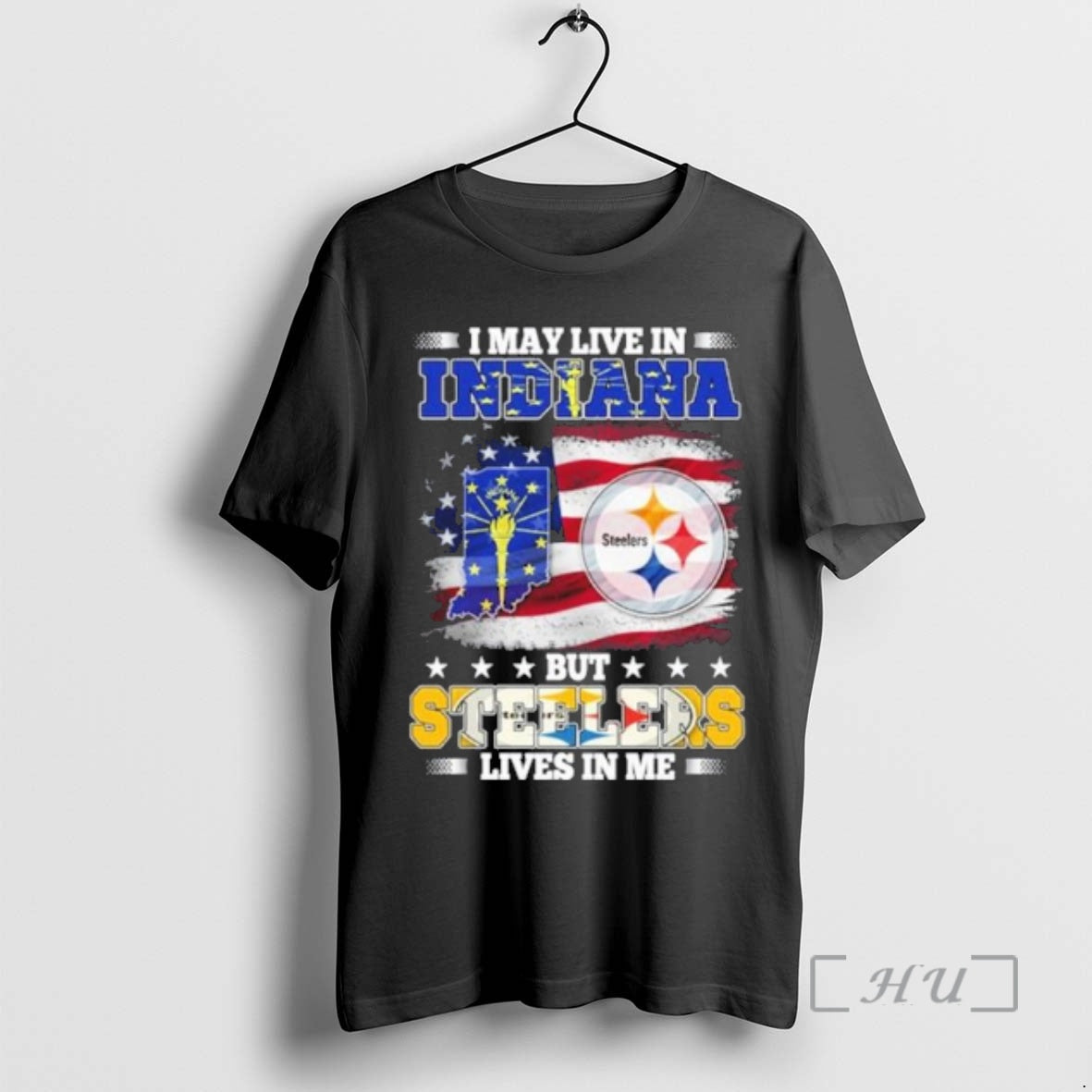 Officials I May Live Indiana But Steelers Lives Me T-Shirts, Hoodie, Sweatshirt - T-Shirt, Sweatshirt, Hoodie