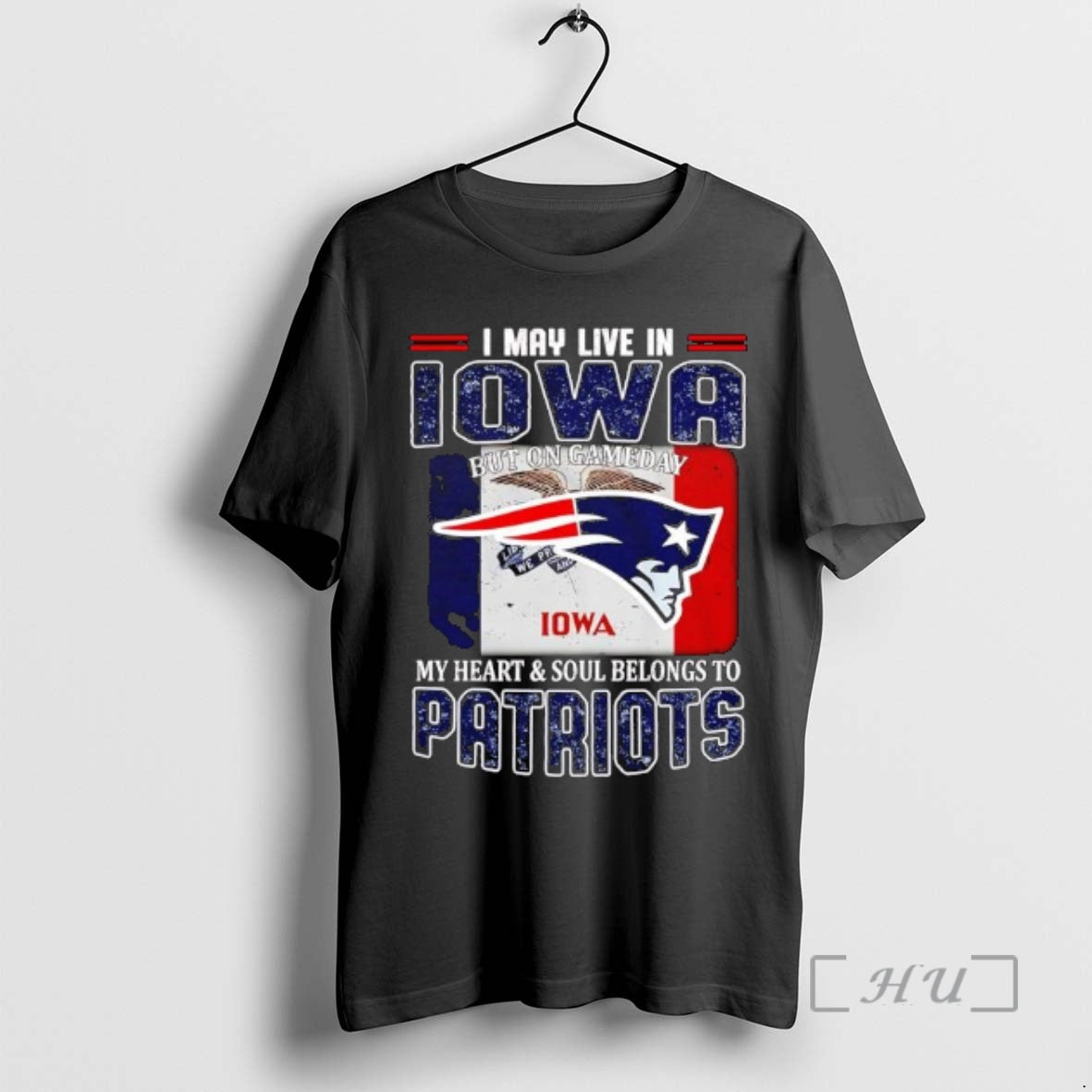 Officials I May Live Iowa But Gameday My Heart Soul Belongs Patriots T-Shirts, Hoodie, Sweatshirt - T-Shirt, Sweatshirt, Hoodie