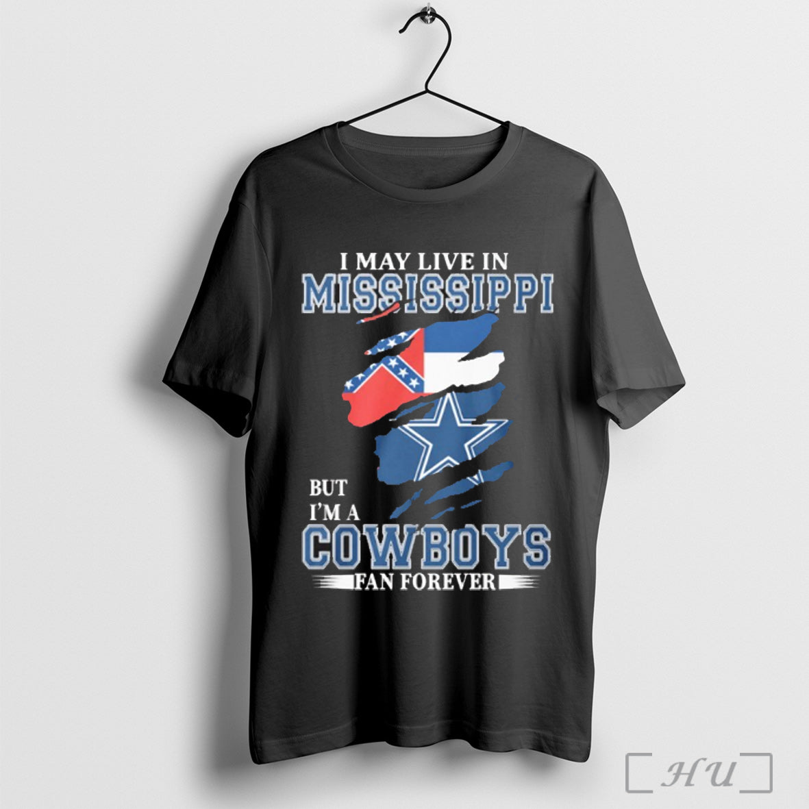 Officials I May Live Mississippi But Im Dallas Cowboys Fan Forever T-Shirts, Hoodie, Sweatshirt - T-Shirt, Sweatshirt, Hoodie