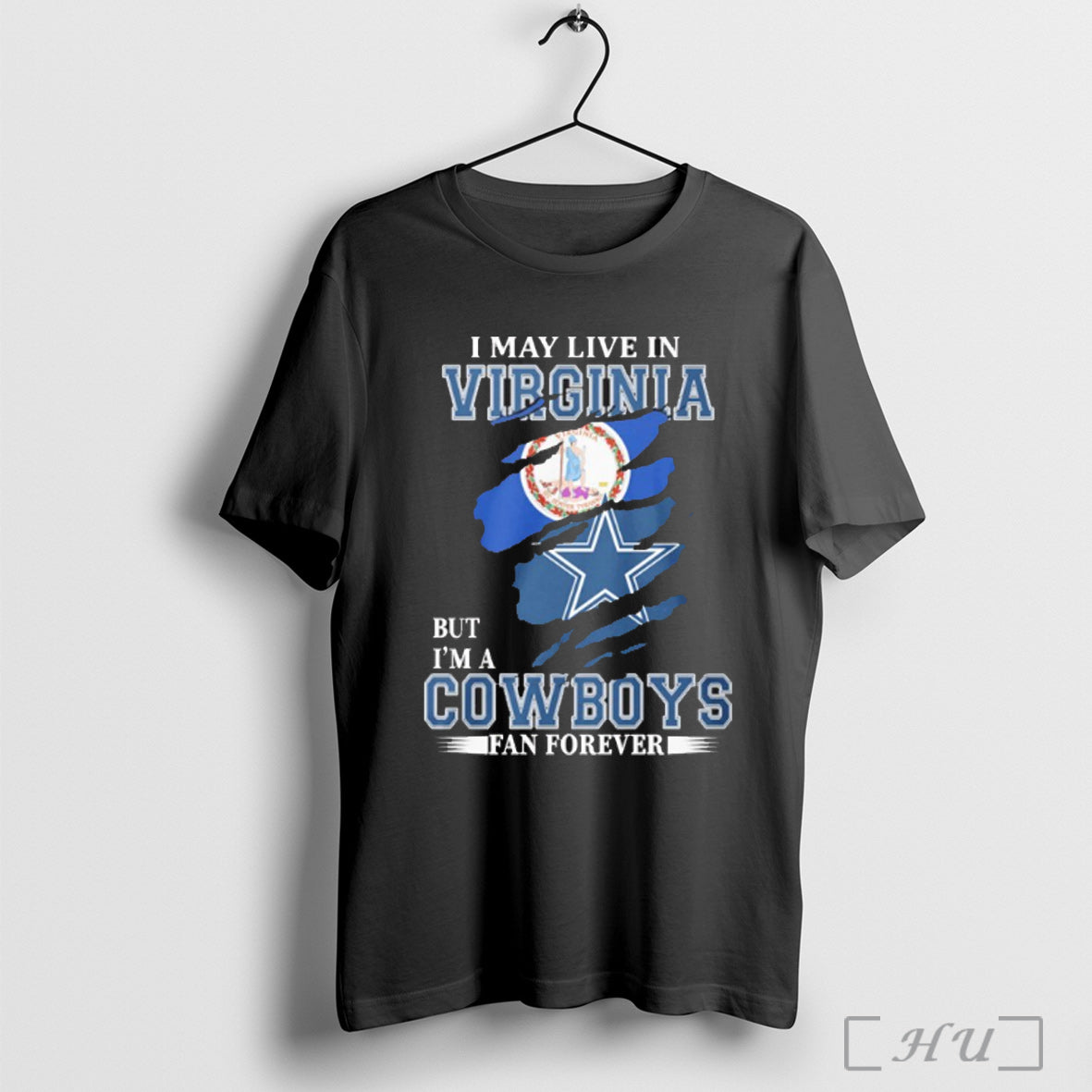 Officials I May Live Virginia But Im Dallas Cowboys Fan Forever T-Shirts, Hoodie, Sweatshirt - T-Shirt, Sweatshirt, Hoodie