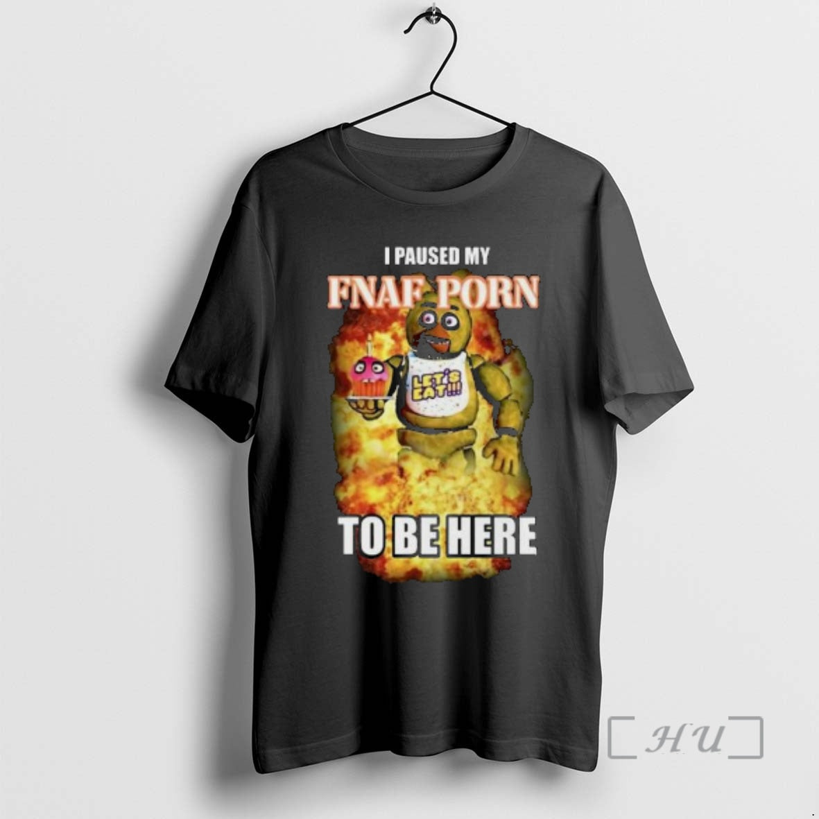 Officials I Paused My Fnaf Porn Be Here Circle Black T-Shirts, Hoodie, Sweatshirt - T-Shirt, Sweatshirt, Hoodie