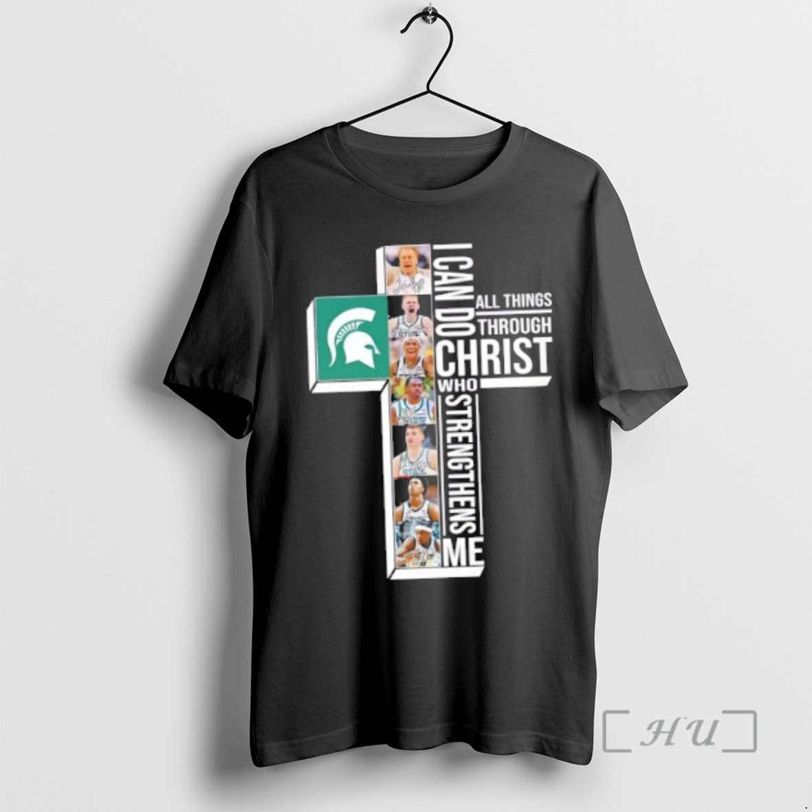 Officials I Can Do All Things Through Christ Who Strengthens Me Michigan State Spartans Players T-Shirts, Hoodie, Sweatshirt - T-Shirt, Sweatshirt, Hoodie