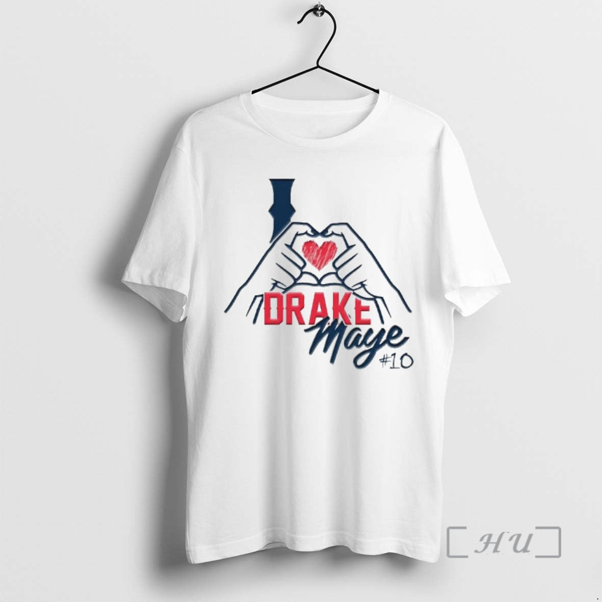 Officials I Love Drake Maye 10 Heart Patriots T-Shirts, Hoodie, Sweatshirt - T-Shirt, Sweatshirt, Hoodie