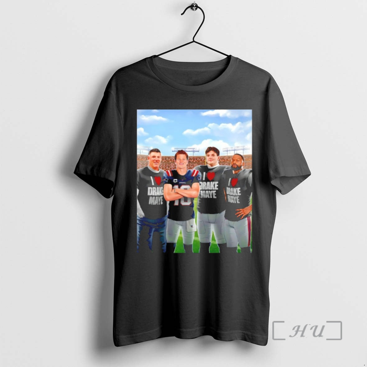 Officials I Love Drake Maye Cartoon T-Shirts, Hoodie, Sweatshirt - T-Shirt, Sweatshirt, Hoodie