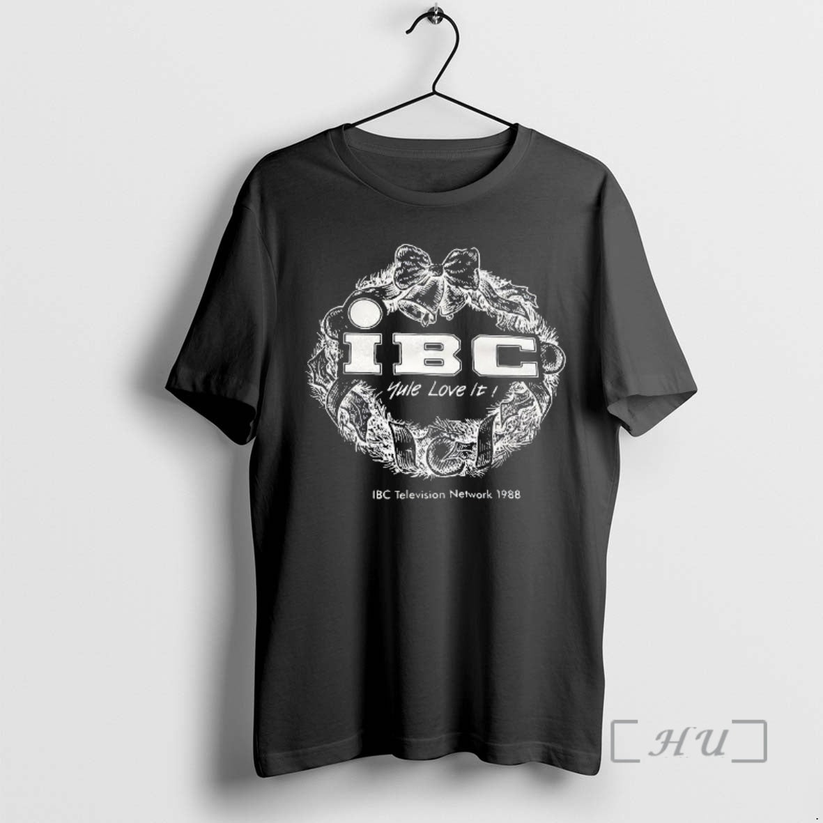 Officials Ibc Yule Love Television Network 1988 Wreath T-Shirts, Hoodie, Sweatshirt - T-Shirt, Sweatshirt, Hoodie