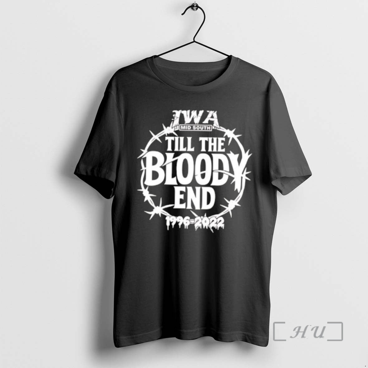 Officials Iwa Mid South Till Bloody End Logo T-Shirts, Hoodie, Sweatshirt - T-Shirt, Sweatshirt, Hoodie