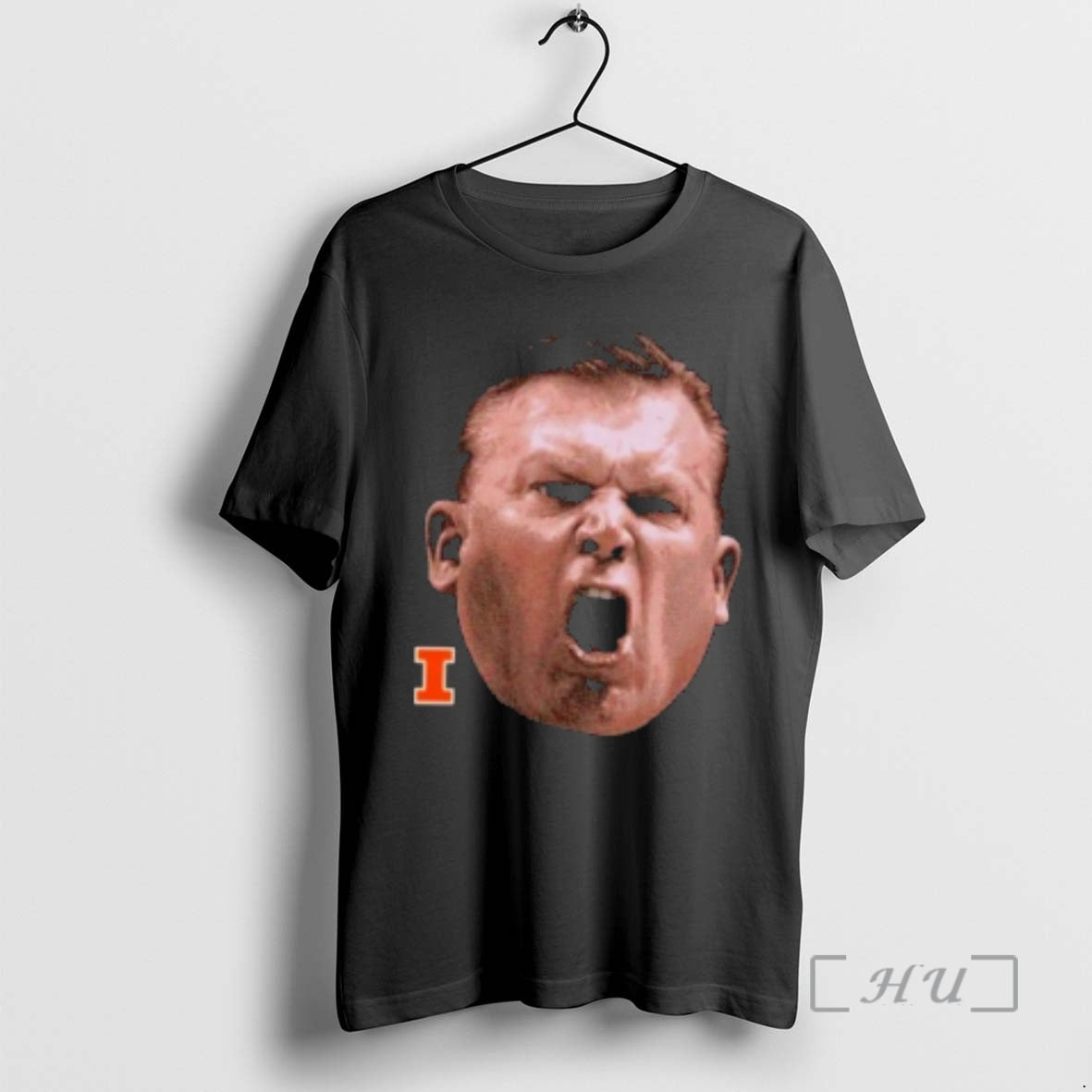 Officials Illinois Coach Brad Underwood Big Head T-Shirts, Hoodie, Sweatshirt - T-Shirt, Sweatshirt, Hoodie