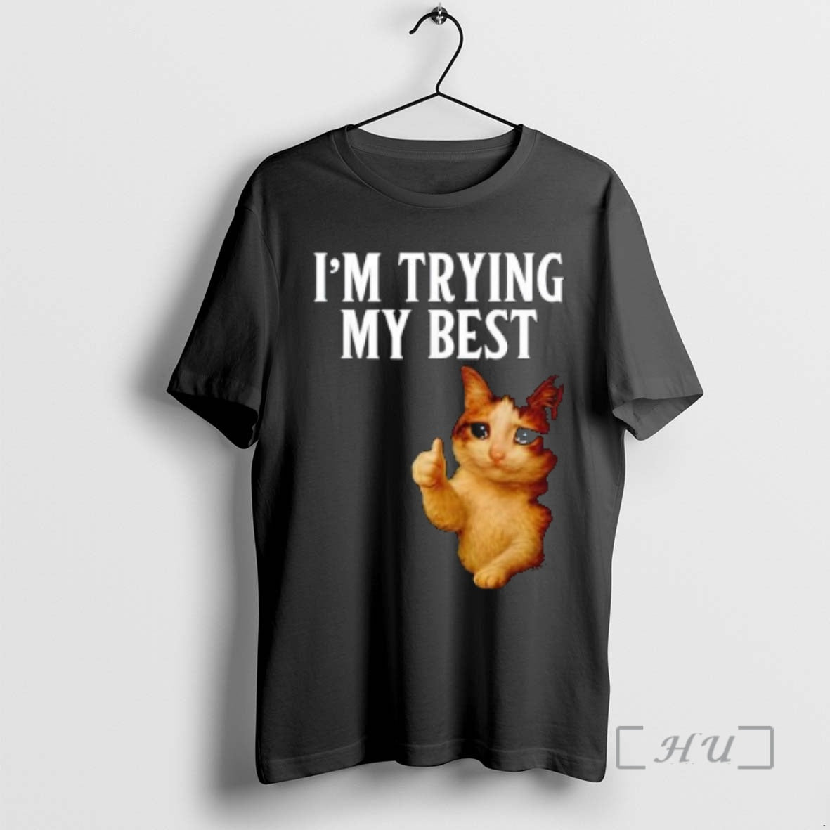 Officials Im Trying My Best Crying Cat Meme Funny T-Shirts, Hoodie, Sweatshirt - T-Shirt, Sweatshirt, Hoodie
